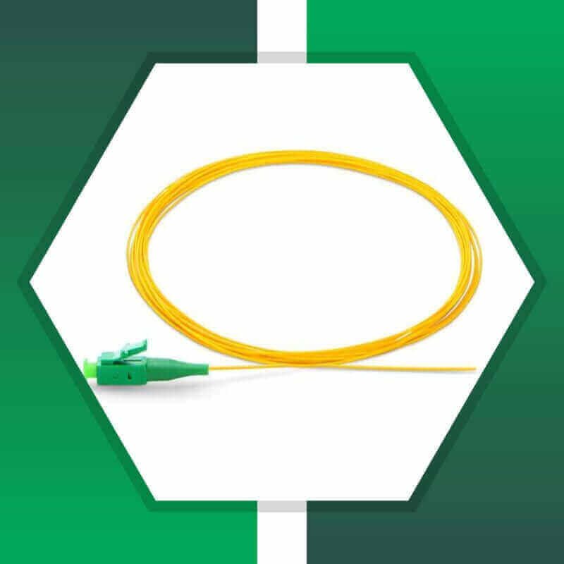 Fiber Pigtail Single Mode LC-APC Connector LSZH 1m