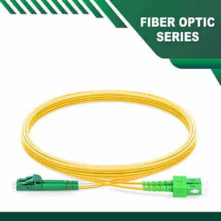 Fiber Optic Patch Cord SM SC-LC-APC Duplex LSZH
