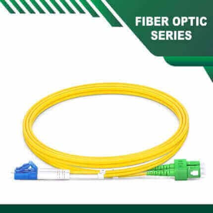 Fiber Optic Patch Cord SM SC-APC-LC-UPC Duplex LSZH