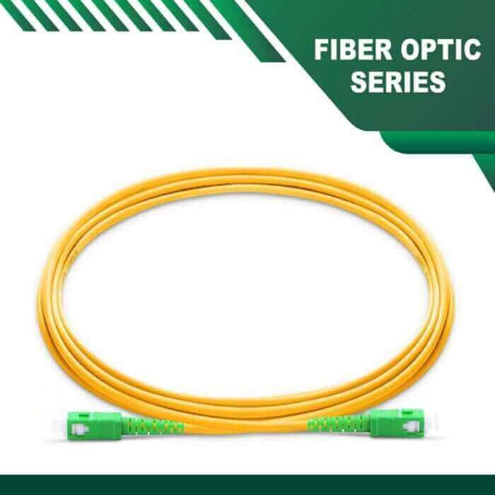 SC-SC-APC simplex Optical Patch Cord Single Mode LSZH
