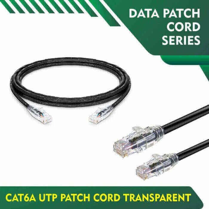 BLACK cat6 patch cable
