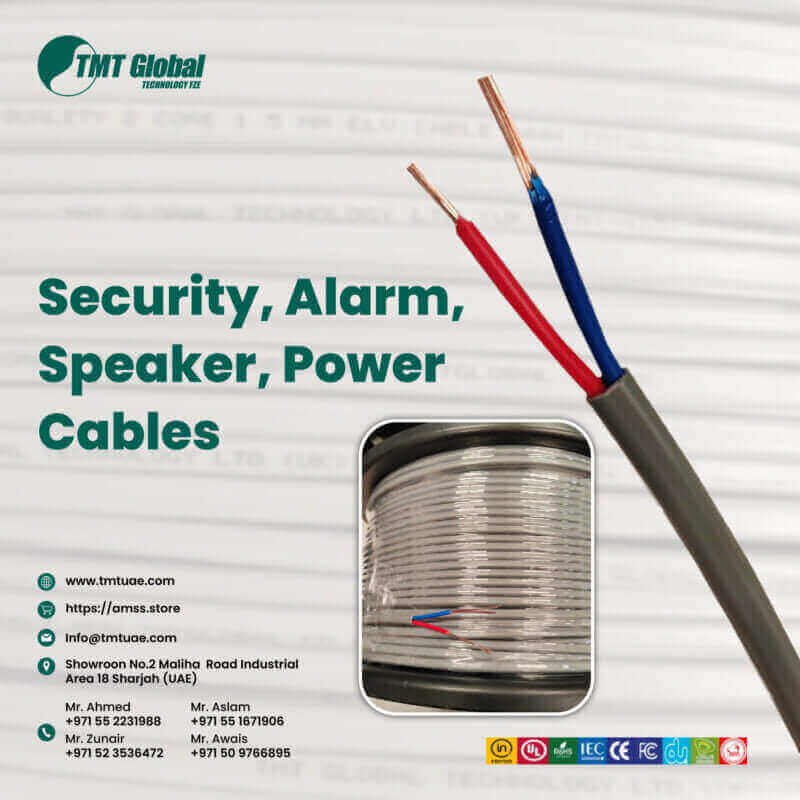 Security Alarm Speaker Power Cables