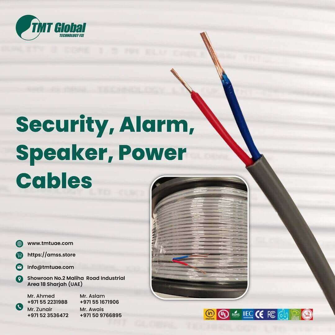 Security Alarm Speaker Power Cables