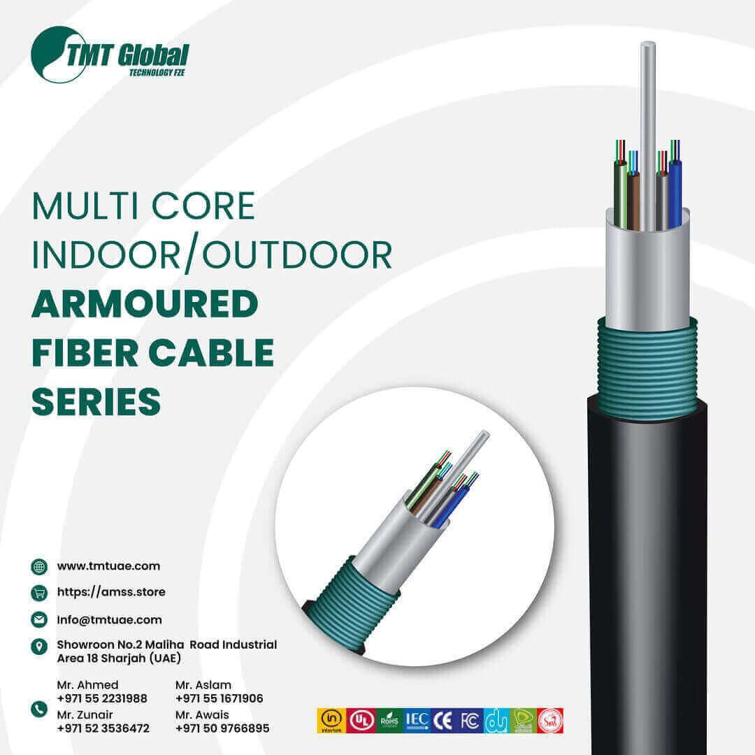 MULTI CORE INDOOR OUTDOOR ARMOURED FIBER CABLE SEREIS-01