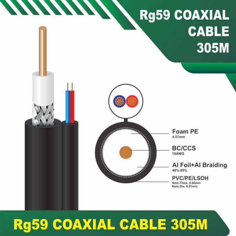 Rg59 Coaxial Cable 305m