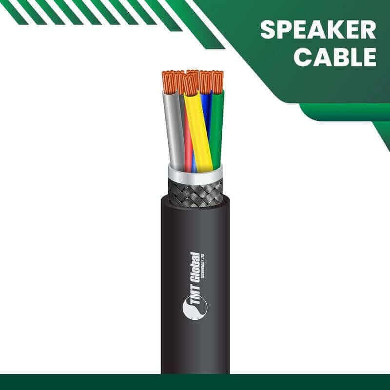 speaker cable 6core shielded outdoor TMT-0616CKBRK-SR Speaker Cable 6core Braided Outd 1.5mm 305m