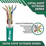 Cat 6a 23awg 4 twisted pair utp cable 305m