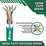 Cat6a 23awg 4 twisted pair F-UTP Bulk Cable 305m