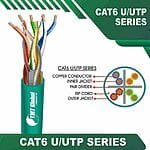 23awg cat 6 cable 4 twisted pair UTP Ethernet Cable 305m