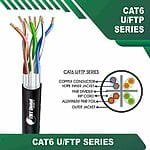 Cat6 23awg U FTP Ethernet Cable 4 twisted pair 305m