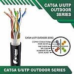 Cat 6a 23awg 4 twisted pair utp cable 305m
