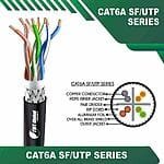 SF/UTP LAN Cable 305m cat6a 23awg 4 twisted pair