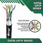 Cat6 a 23 awg 4 twisted pair U/FTP Cable 305m