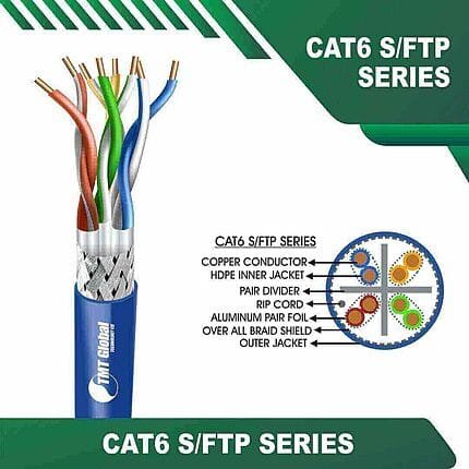 s ftp Cat6 23awg s ftp Cable 305m tmt-4050 Cat6 23awg