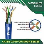 cat5e u-utp outdoor 24awg 4pair cable