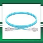 SC to SC UPC Duplex OM3 patch cord fiber optic Multimode LSZH - Image 2