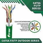 Cat6a 23awg 4 twisted pair F-UTP Bulk Cable 305m