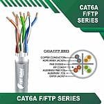 Cat6a F FTP Cable 23awg 4 twisted pair 305m