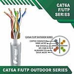 Cat6a 23awg 4 twisted pair F-UTP Bulk Cable 305m
