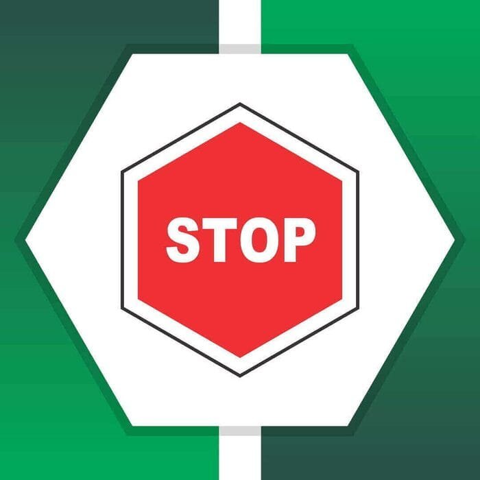Gate Barrier Stop sign Board - Image 3