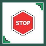 Gate Barrier Stop sign Board - Image 2