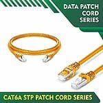 1m 28 awg cat 6a utp internet patch cord