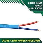 Power elv cable Security Alarm 1.5mm 2 core 305m - Image 3