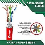 SF/UTP LAN Cable 305m cat6a 23awg 4 twisted pair