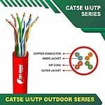 cat5e u-utp outdoor 24awg 4pair cable 305Meter