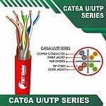 Cat6a 23awg 4pair U-UTP Ethernet Cable 305m