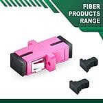 om4 SC UPC Multimode Optical Connector adapter Simplex - Image 2