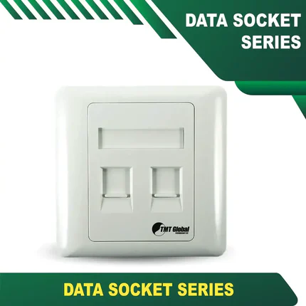 Data Outlet Socket Dual Port