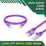 1m 28 awg cat 6a utp internet patch cord