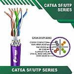 SF/UTP LAN Cable 305m cat6a 23awg 4 twisted pair