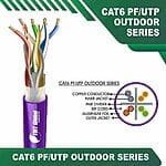 4 pair cat 6 cable f/utp 23 AWG 4 Twisted Pair 305M