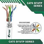 SF/UTP Solid Cable Cat6 23awg 4 twisted pair 305m - Image 10