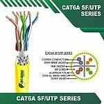SF/UTP LAN Cable 305m cat6a 23awg 4 twisted pair - Image 2