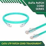 ethernet patch cable 0.15m cat6 utp 23awg PVC