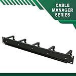 1 u cable manager 12 inch 3 rings - Image 6