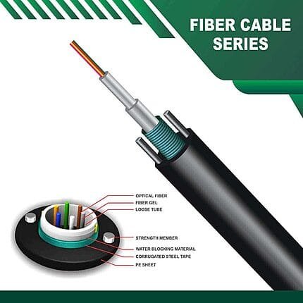 8 core armored fiber optic