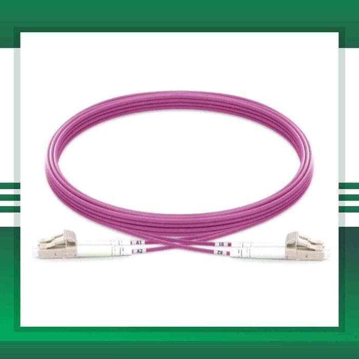 lc to lc upc Duplex om4 Patch Cord Fiber Optic Multimode  LSZH - Image 2