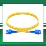 SC to SC Duplex patch cord upc Fiber Optic Single mode LSZH - Image 2
