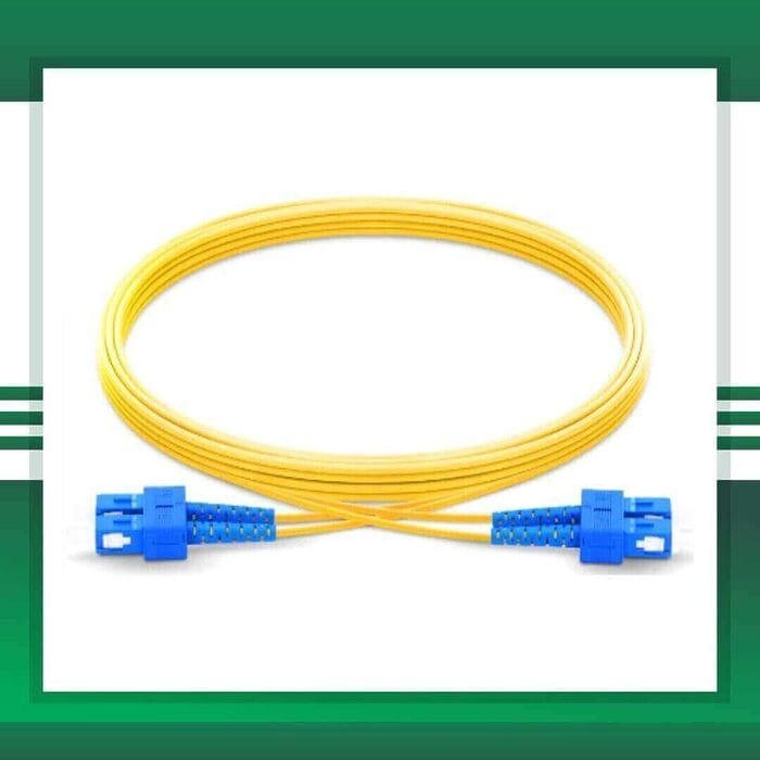 SC to SC Duplex patch cord upc Fiber Optic Single mode LSZH - Image 2