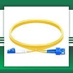 sc to lc patch cord single mode Fiber Optic Patch Cord Duplex LSZH - Image 2