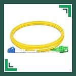 SC APC to LC UPC fiber duplex optic patch cord single mode - Image 3