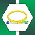 SC APC to LC UPC fiber duplex optic patch cord single mode - Image 4