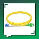 SC APC to LC UPC fiber duplex optic patch cord single mode - Image 5