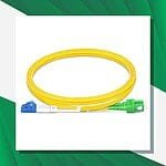SC APC to LC UPC fiber duplex optic patch cord single mode - Image 6
