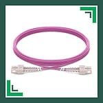SC to SC UPC OM4 Duplex Fiber Optic Patch Cord Multimode LSZH - Image 3