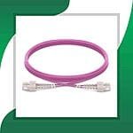 SC to SC UPC OM4 Duplex Fiber Optic Patch Cord Multimode LSZH - Image 7